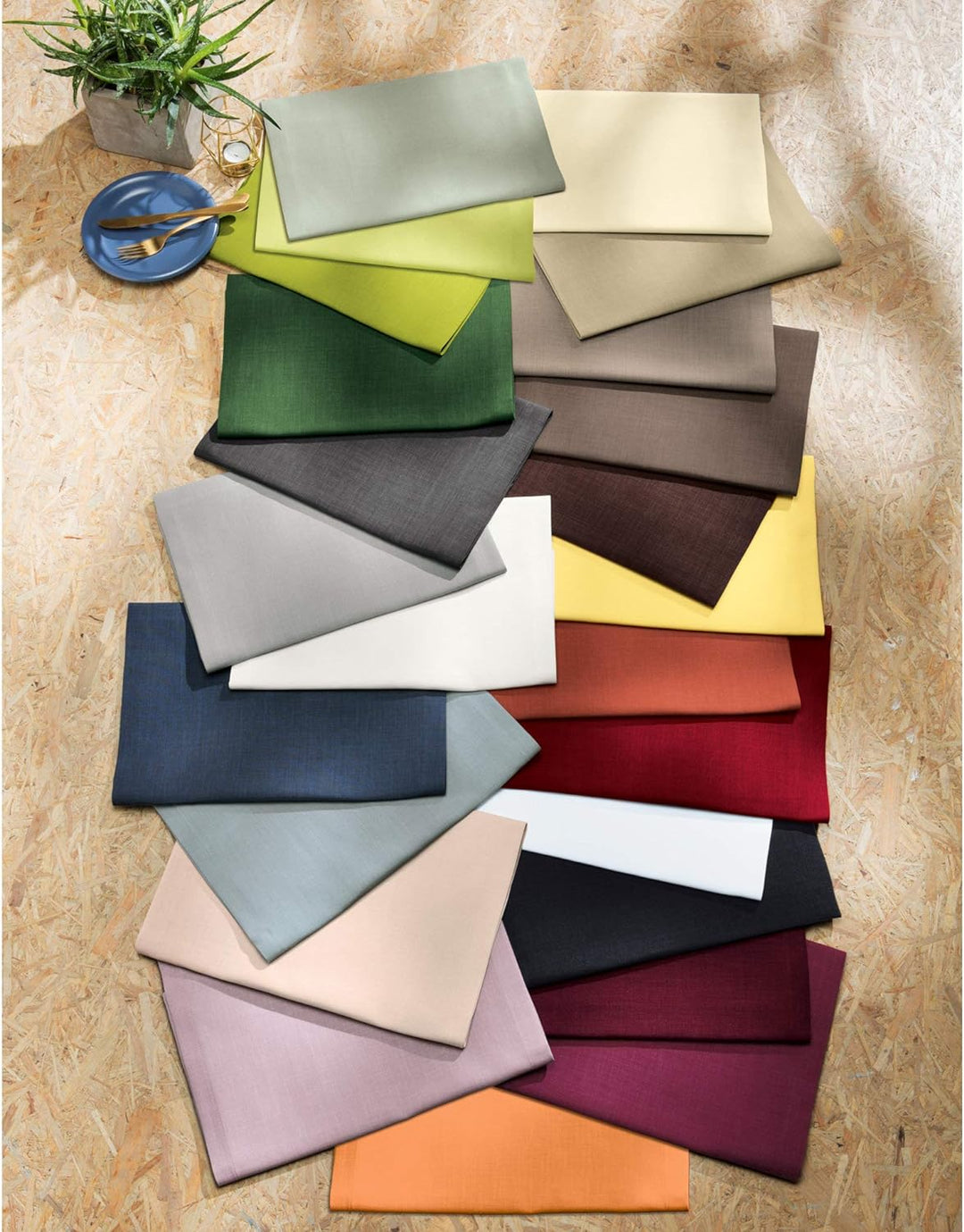 Sander Mitteldecke "Loft" fleckabweisend taupe Grösse 100x100 cm 100x100 cm Taupe, 100x100 cm Taupe