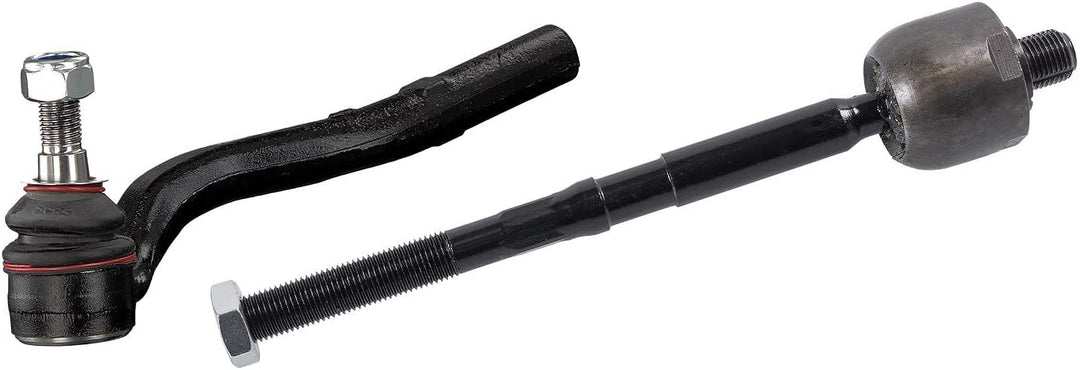 febi bilstein 38970 Spurstange mit Endstück und Sicherungsmutter , 1 Stück Vorderachse rechts, Vorde