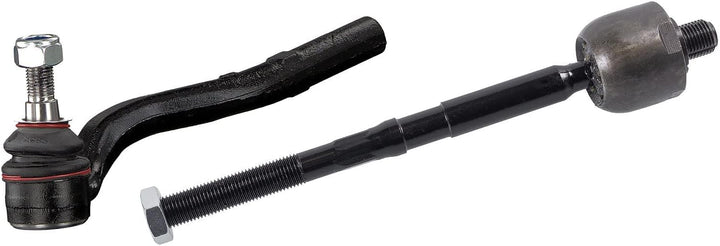 febi bilstein 38970 Spurstange mit Endstück und Sicherungsmutter , 1 Stück Vorderachse rechts, Vorde
