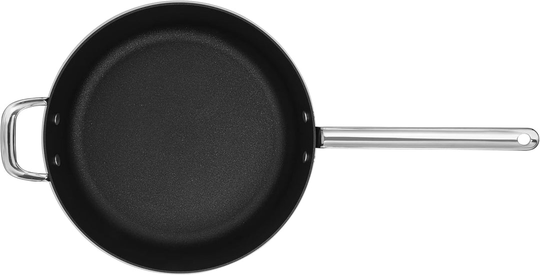 SCANPAN TechnIQ Riesiger Schmortopf 30 cm, 5,5 l | Schmorpfanne Induction | Multifunktionale Servier