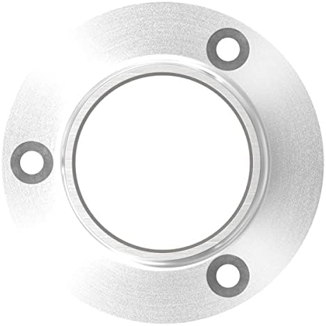 Ankerplatte | Masse: Ø 80 mm | für Rundrohr: Ø 48,3 mm | V2A
