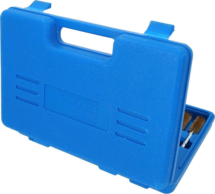 BRILLIANT TOOLS BT551380 Injektorsitz- und Schacht-Reinigungs-Satz, 14-tlg. [Powered by KS Tools]