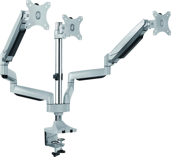 LogiLink BP0052 3-fach Monitor-Schreibtischständer 7 kg Belastung, 33,02-81,28 cm (13-32 Zoll) Silbe