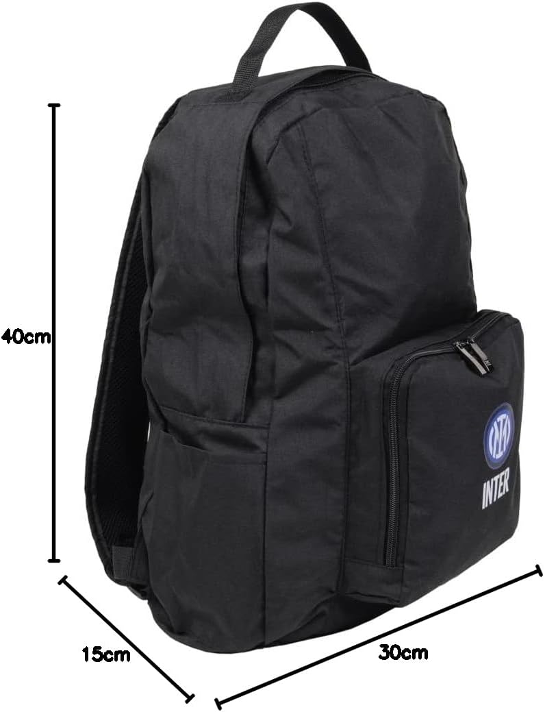 Inter 151853, zusammenklappbarer Rucksack, Unisex, für Erwachsene, Schwarz, Grösse, Schwarz, Einheit
