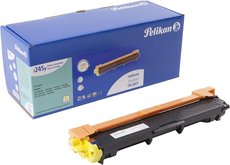 Pelikan Toner ersetzt Brother TN-245Y/246Y (passend für Drucker Brother HL 3140CW, 3170CDW; HL 3142