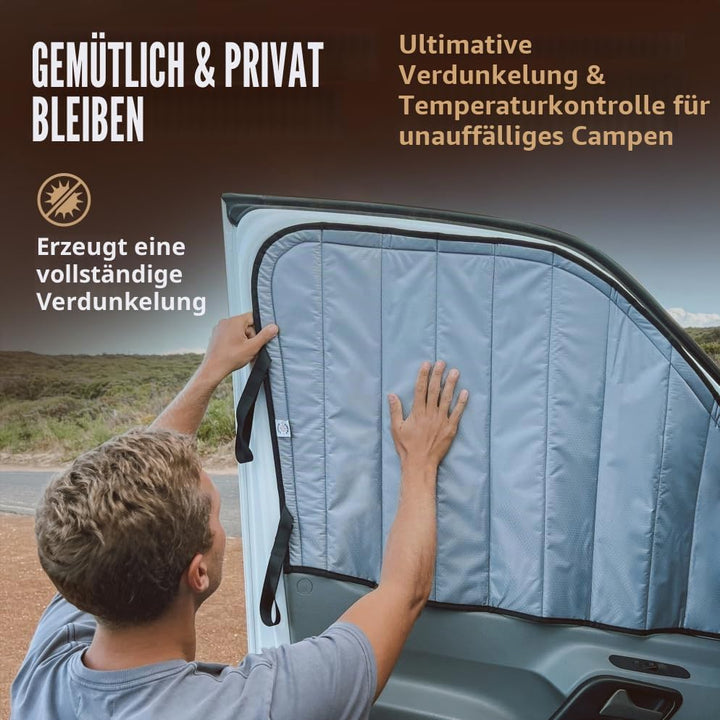Living in a Bubble Verdunkelungs-Frontfensterabdeckung für Sprinter (2007-2018) - Ihr Vanlife-Essent