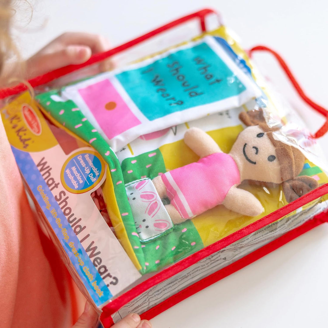Melissa & Doug Soft Activity Book - What Should I Wear