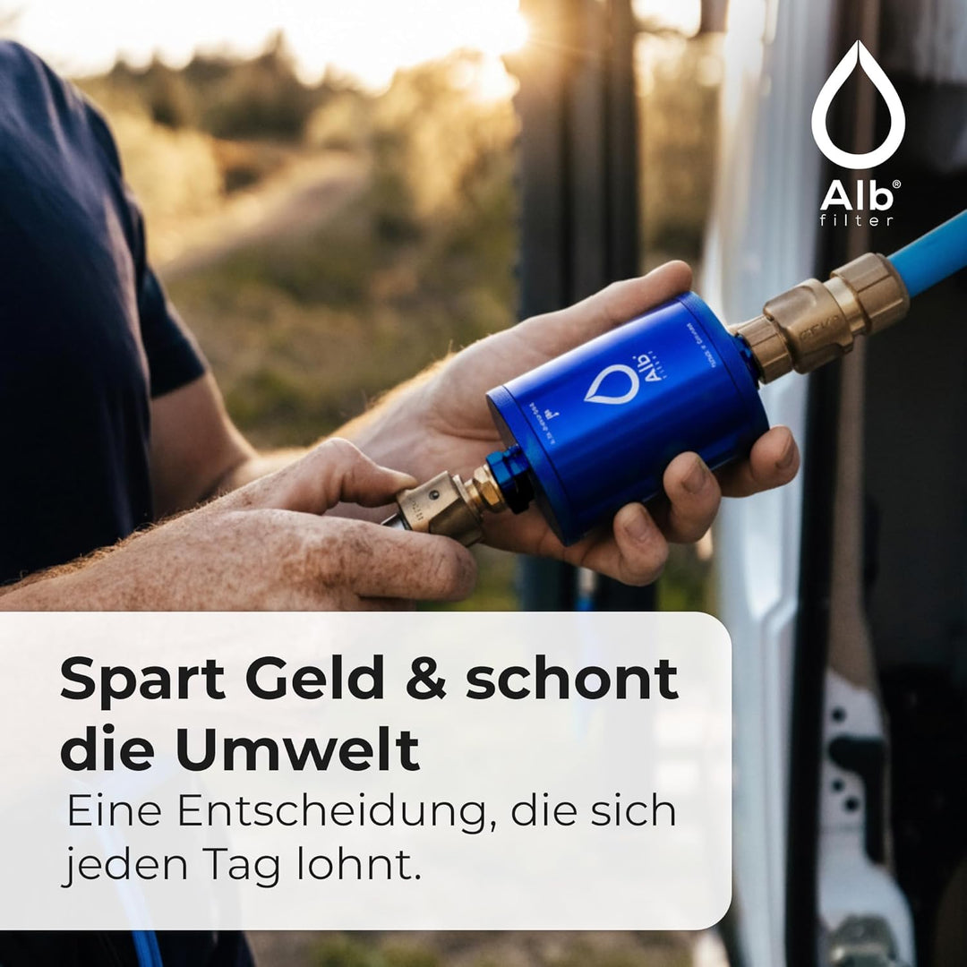 Alb Filter® MOBIL Active Trinkwasserfilter | Sauberes Trinkwasser unterwegs mit Boot, Yacht, Camping