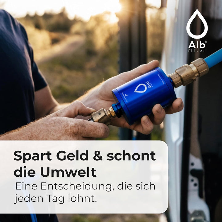 Alb Filter® MOBIL Active Trinkwasserfilter | Sauberes Trinkwasser unterwegs mit Boot, Yacht, Camping