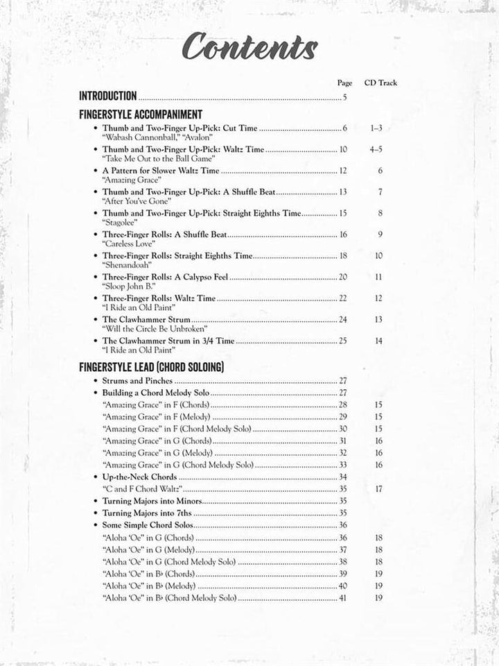Fingerstyle Ukulele: A Method &amp; Songbook for Fingerpicking Backup &amp; Solos, Taschenbuch