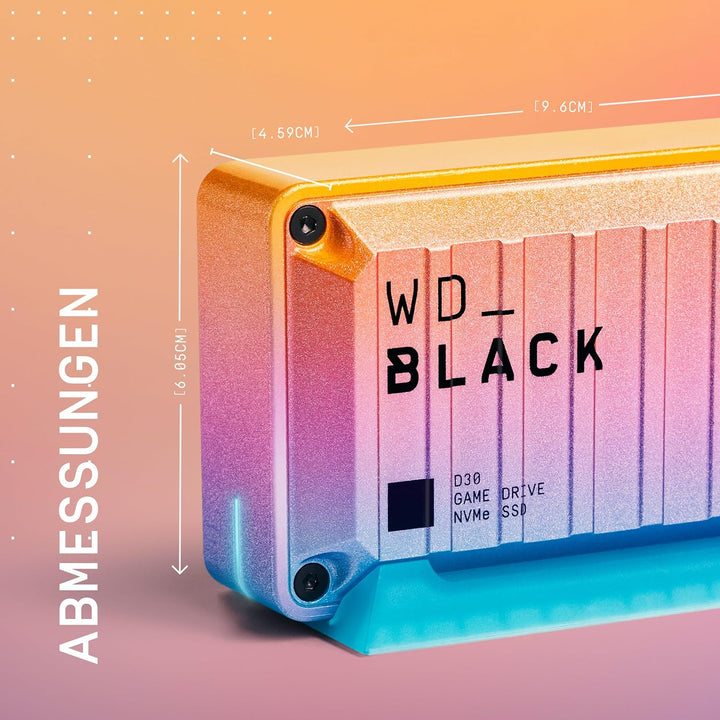 WD_Black D30 Game Drive for Xbox 1 TB - Summer Collection (1 Monat Xbox Game Pass Ultimate, Übertrag