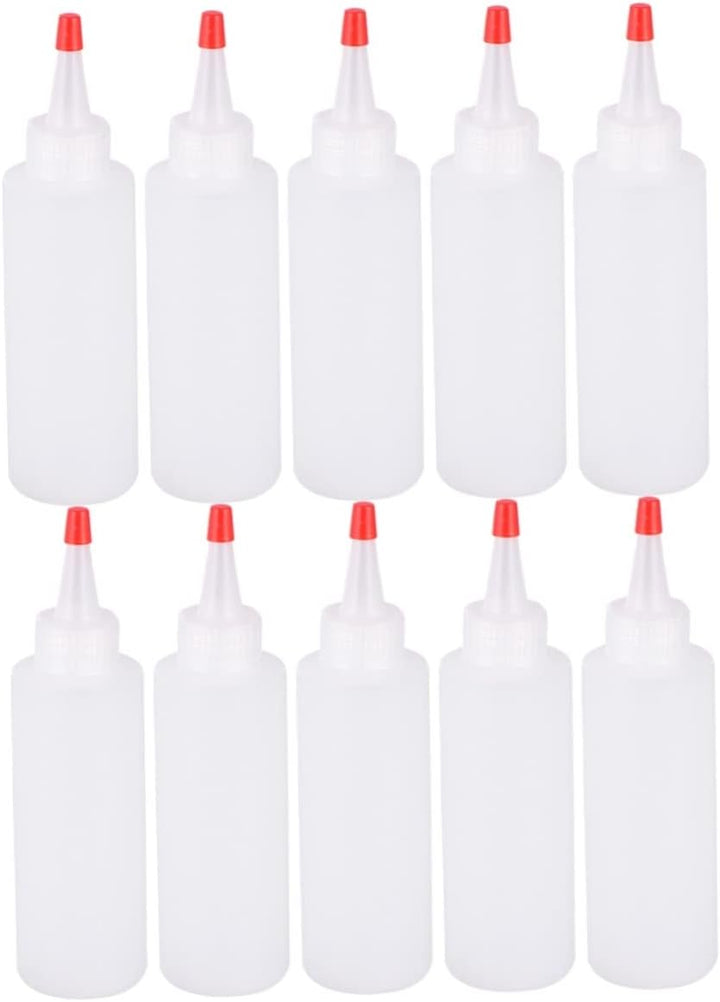 DOITOOL 20St spitze Flasche Spritzflaschen Gewürze Flaschen verschliessen Kondim Squeeze-Flaschen Ge