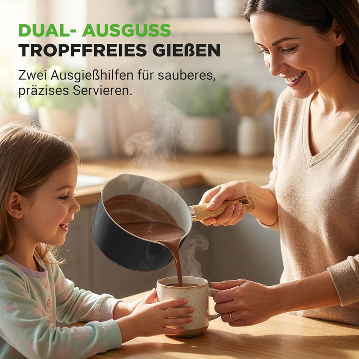 NutriChef Keramik Topfset und Pfannenset – 14-teilig für Induktion mit Antihaftbeschichtung, inklusi