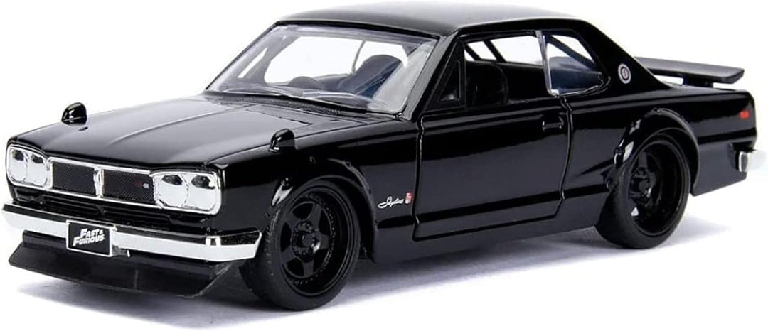 Jada JA99602 1:32 Brian's 1971 Skyline 2000 GT-R-Schwarz