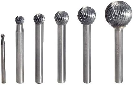 KS Tools 515.3286 HM Kugel-Frässtift Form D, 16mm 16 mm, 16 mm