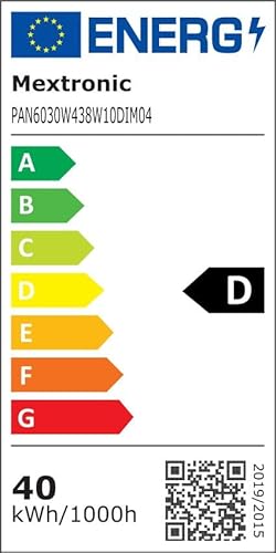 Mextronic LED Einlegepanel 595x295 40W (W) 840 Neutralweiss 1-10V & Dali Rasterdecke | Bürodecke | B