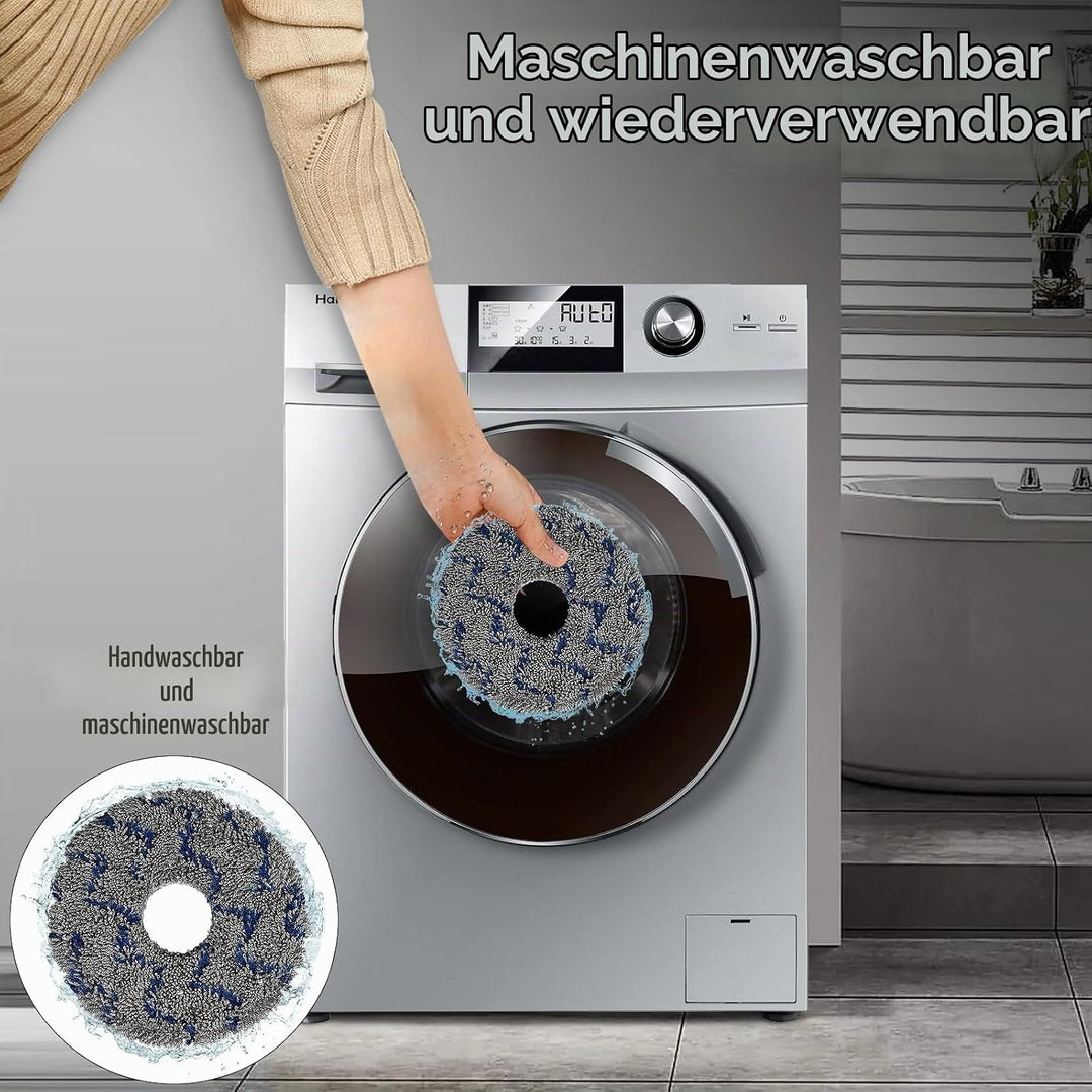 (10 Stück) Waschbare, Wiederverwendbare Wischpads für ECOVACS DEEBOT X1 Omni/ X1 PRO Omni/ X1 Turbo/