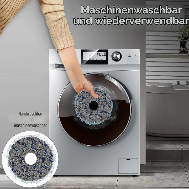 (10 Stück) Waschbare, Wiederverwendbare Wischpads für ECOVACS DEEBOT X1 Omni/ X1 PRO Omni/ X1 Turbo/