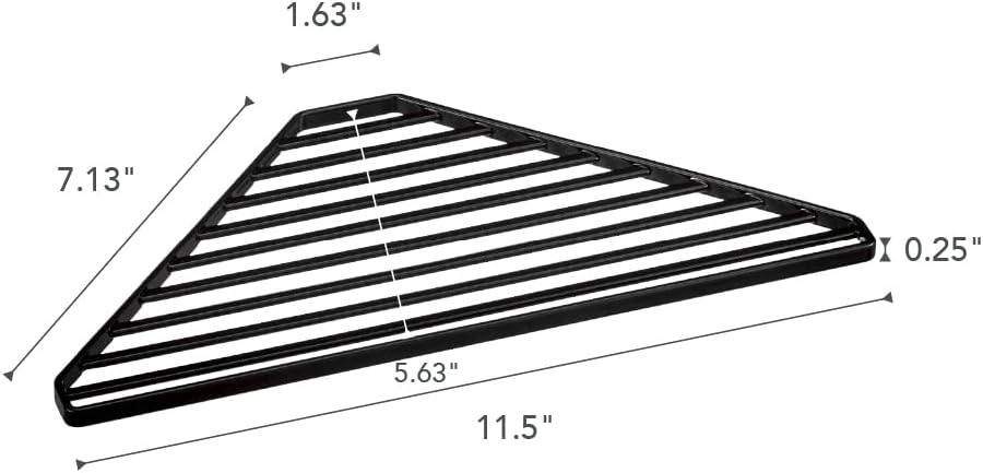 Yamazaki Tower 2505 Eck-Abtropffläche, Schwarz One Size Schwarz, One Size Schwarz