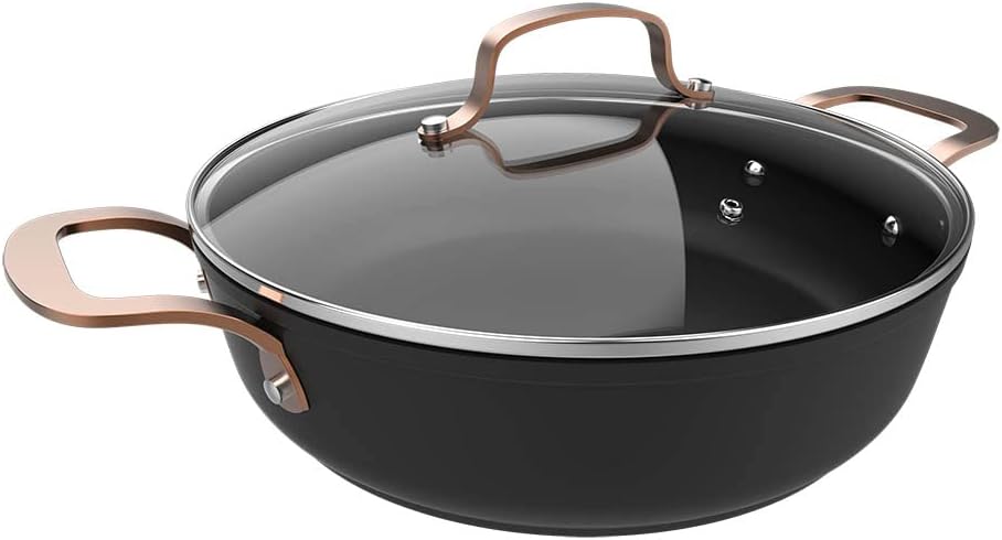 Cecotec Kochtopf Polka 24 und 28 cm. Aluminium, Antihaftbeschichtung, geeignet für alle Herdarten un