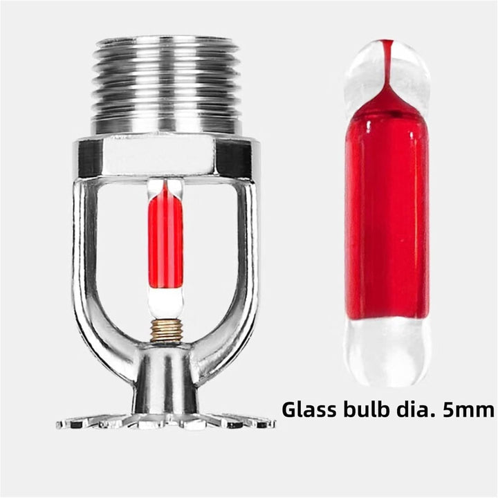 5 Stück 68 ℃/155 ℉ DN20 Upright Type Sprinkler Feuer Sprinklerkopf Feuersprinklerkopf Fire Sprinkler