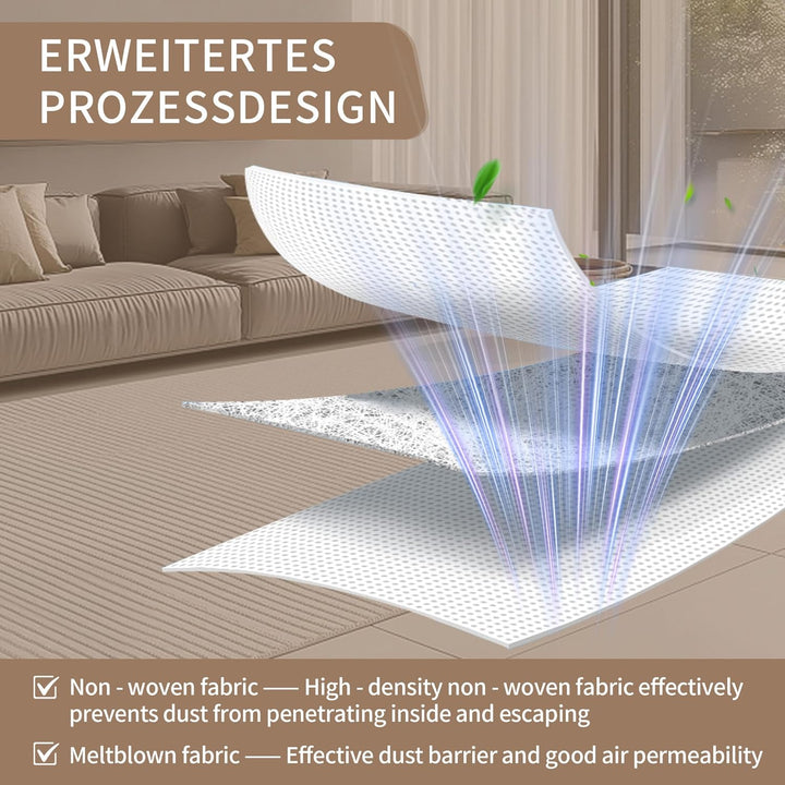 12 Stück KFI 357 Staubsaugerbeutel für Kärcher WD3 WD2 Plus KWD3 KWD2 KWD1 MV3 WD3.200-WD3.800M SE40