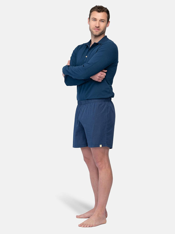 greenjama Herren Pyjama-Shorts Pyjamaunterteil XXL Ultramarine, XXL Ultramarine