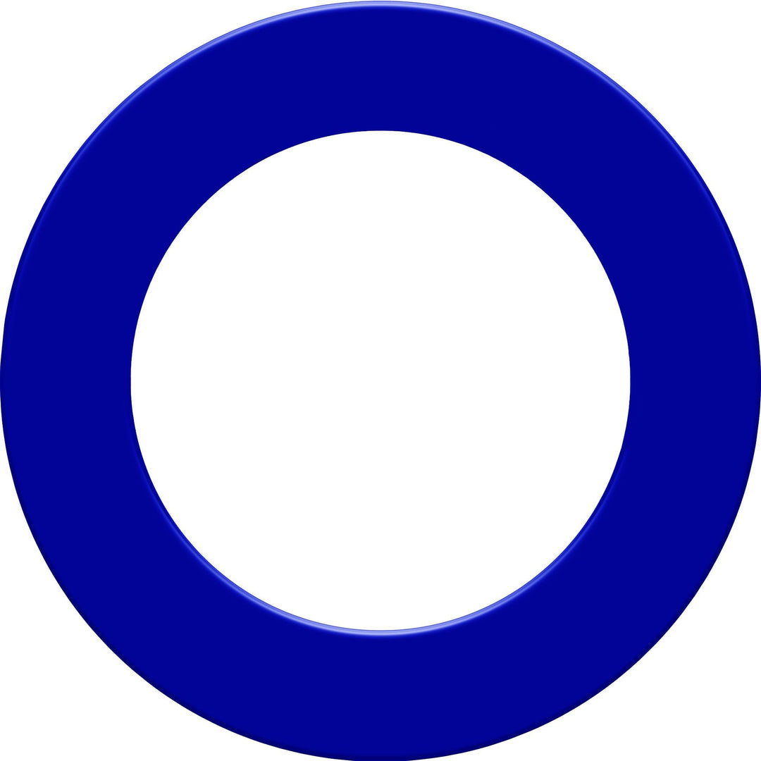 KOTO Dartscheiben Surround Blau, dartscheibe schutzring für unterwegs, Einfach EIN zu packen und mit