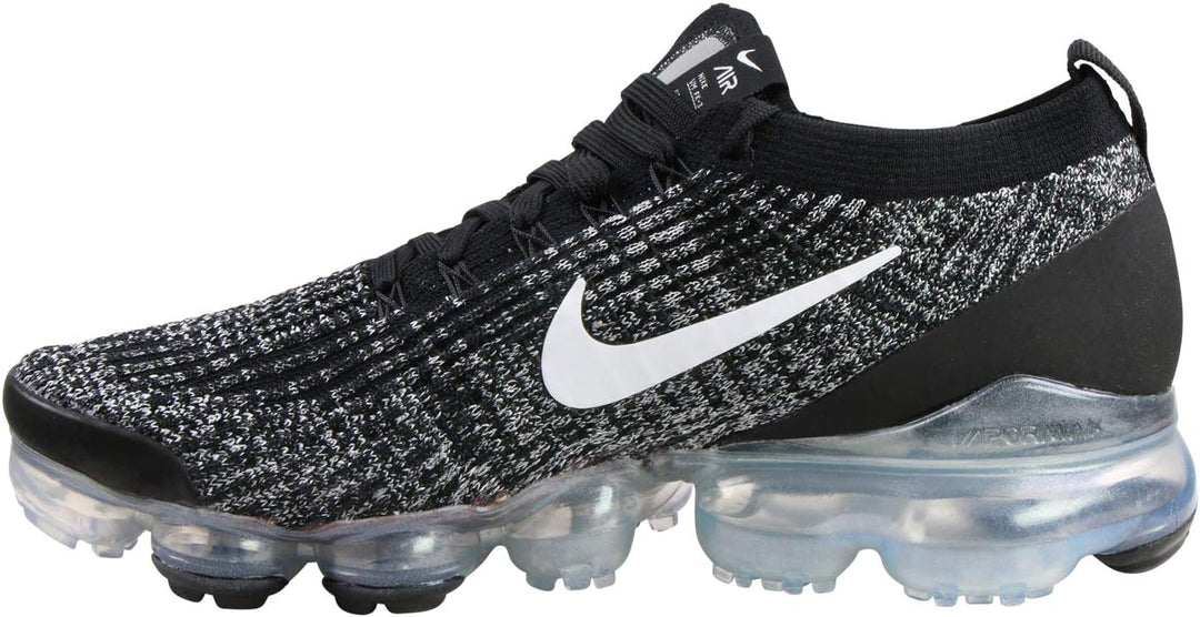 Nike Air Vapormax Flyknit 3 Herren Leichtathletik-Schuh 40 EU Mehrfarbig Black White Metallic Silver
