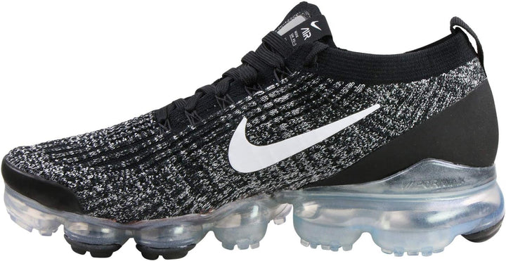 Nike Air Vapormax Flyknit 3 Herren Leichtathletik-Schuh 40 EU Mehrfarbig Black White Metallic Silver