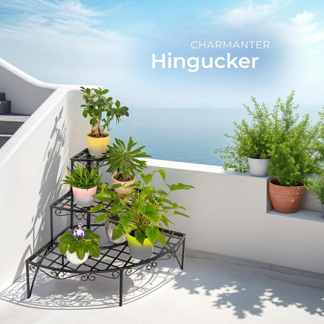 TecTake Pflanzentreppe Blumenbank 3 Stufen - belastbar bis 30 kg - ca. 60x60x60cm - Diverse Modelle