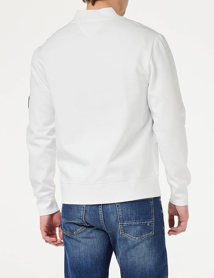 Tommy Hilfiger Herren Badged Graphic Cardigan Strickjacken M Weiss (White), M Weiß (White)