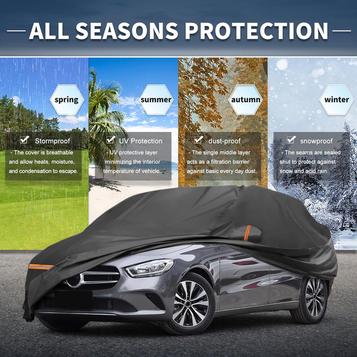 Autoabdeckung für Mercedes-Benz B-Klasse 2011-2022 PEVA Outdoor Vollabdeckung Wasserdicht Winddicht