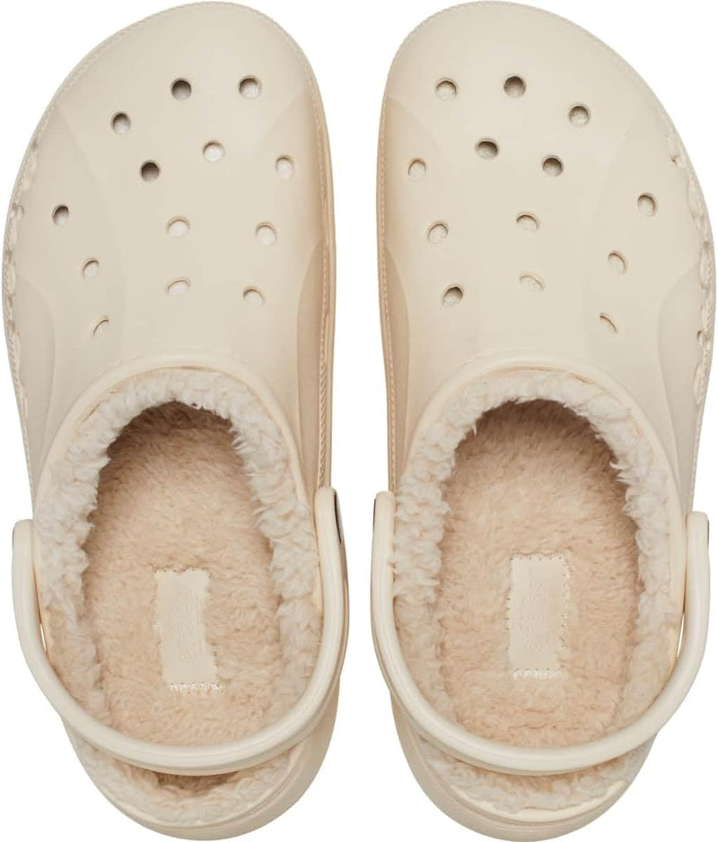 Crocs Baya Lined Damen Clogs Platform flür Erwachsene, Winter White