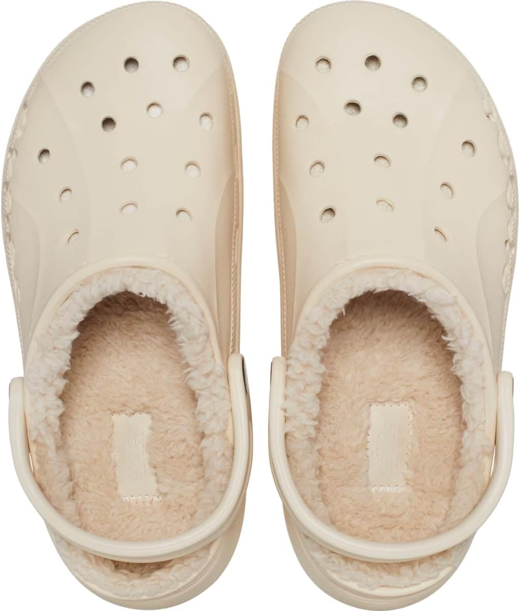 Crocs Baya Platform Lined Clog 39/40 EU Winter White, 39/40 EU Winter White