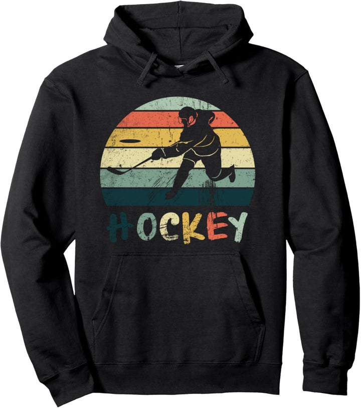 Klassisches Eishockey-T-Shirt im Retro-Vintage-Stil Pullover Hoodie