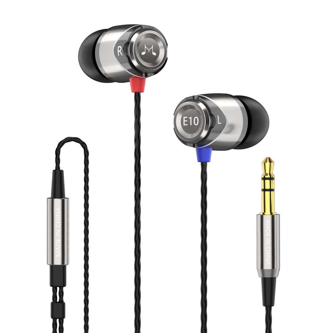 SoundMAGIC E10 Kabelgebundene Kopfhörer ohne Mikrofon, HiFi-Stereo-Ohrhörer, geräuschisolierende In-