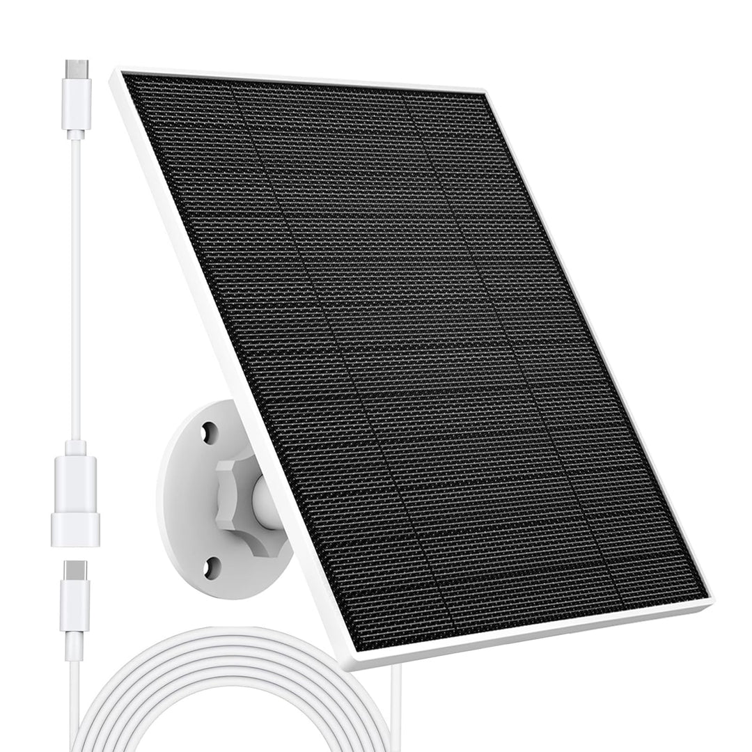 Solarpanel für Eufy Outdoor kamera, 5W Kamera Solarpanel Kompatibel mit Eufycam, Kontinuierliche Str