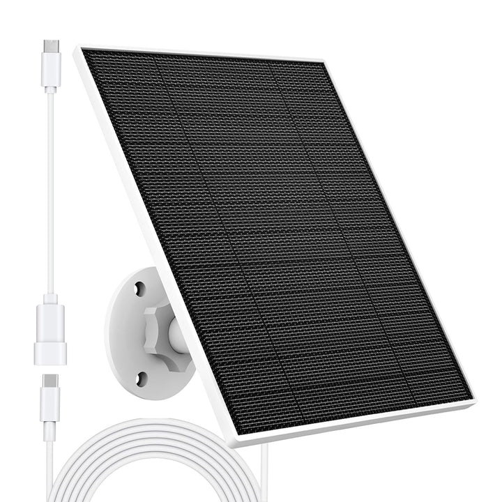 Solarpanel für Eufy Outdoor kamera, 5W Kamera Solarpanel Kompatibel mit Eufycam, Kontinuierliche Str