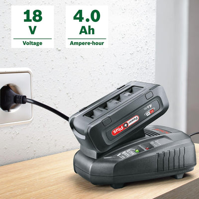 Bosch Home and Garden PBA 18V 4.0Ah W-C Power Plus 4.0 Ah 1 Akku | PowerPlus 18V, 4.0 Ah 1 Akku | Po
