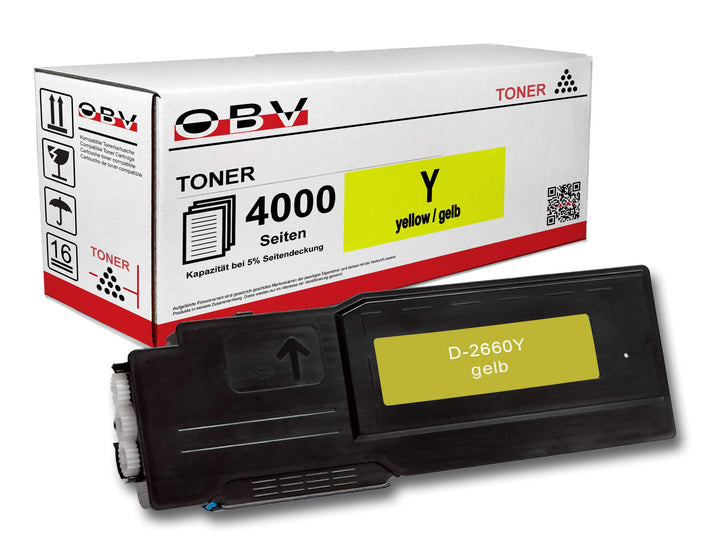 OBV kompatibler Toner als Ersatz für Dell 593-BBBR / YR3W3 für Dell C2660 C2660dn C2665 C2665dn C266