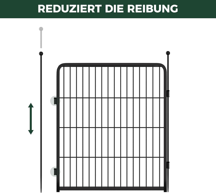fxw Hundelaufstallzubehör - Schalldämpferrohre, kompatibel mit fxw Rollick/Instant Hundelaufstall (E