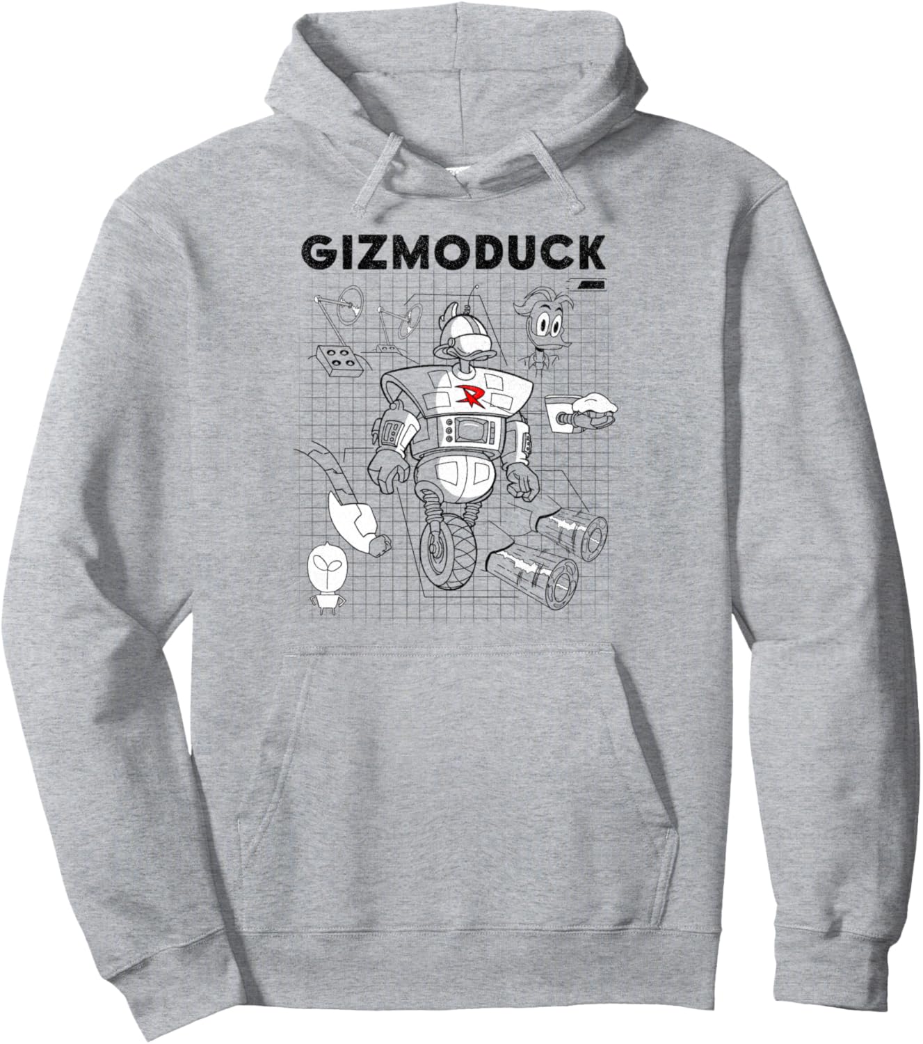 Disney DuckTales Gizmoduck Schematics Pullover Hoodie – techstudio.ch