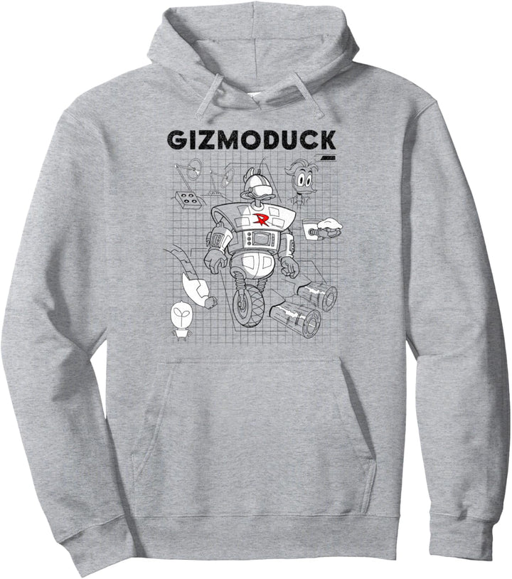 Disney DuckTales Gizmoduck Schematics Pullover Hoodie