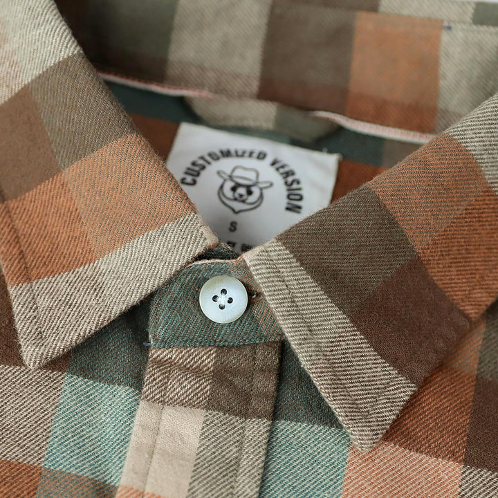 Dubinik® Flanellhemd Herren Flanellhemden Langarm Regular Fit Kariert Button Down Warm Freizeit Hemd