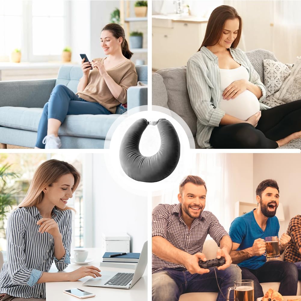 Ergonomisches Kissen, Multifunktion Armstütze, Waschbarer Bezug, U-förmige Beckenkissen, Armstützkis