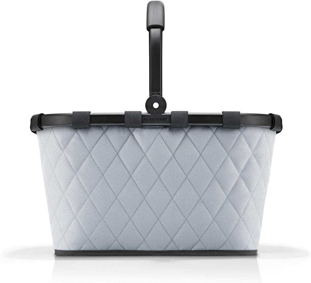 reisenthel carrybag frame rhombus light grey – Stabiler Einkaufskorb mit viel Stauraum und praktisch