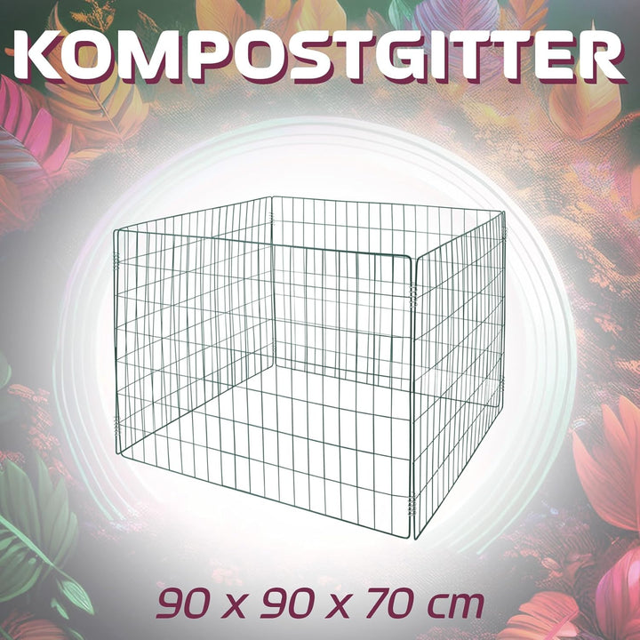 Komposter Stahl verzinkt Kompost Metallkomposter Kompostbehälter Kompostgitter Auswahl Garten Gitter