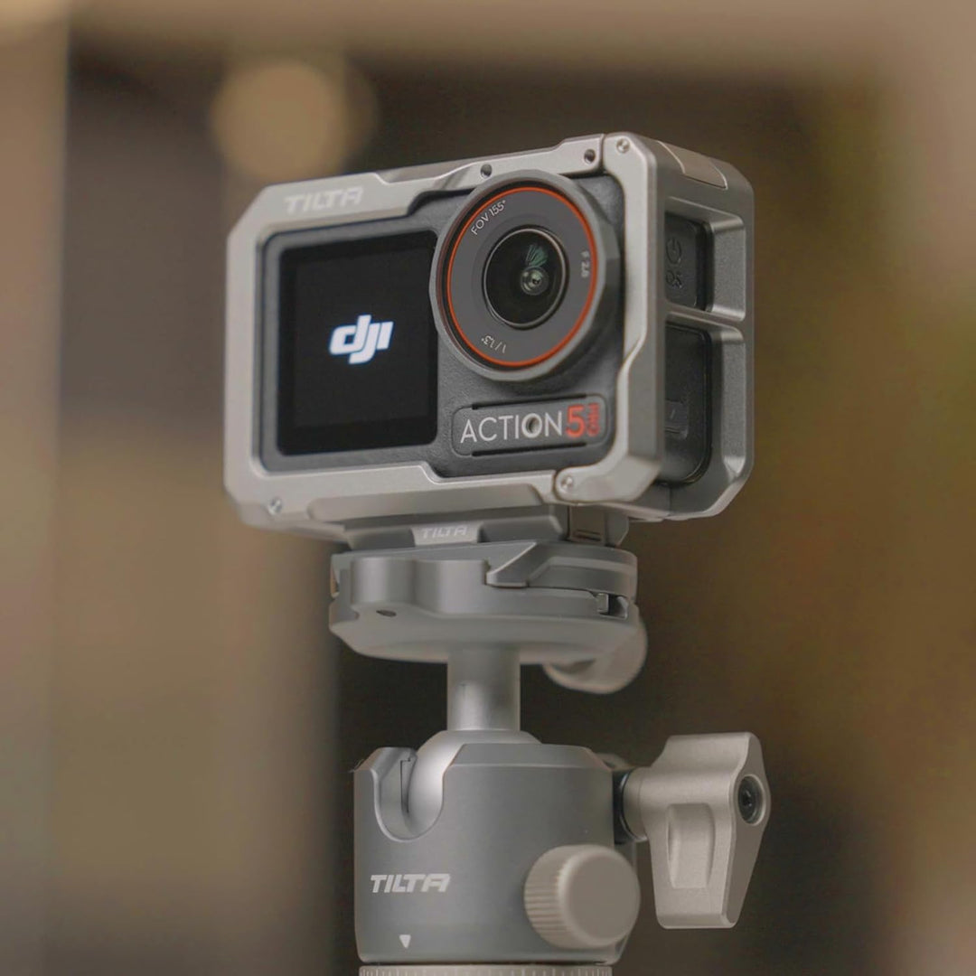 Tilta Kamerakäfig kompatibel mit Osmo Action 3, Action 4 Basic Kit Filmmaking Kit mit Kaltschuh-Empf
