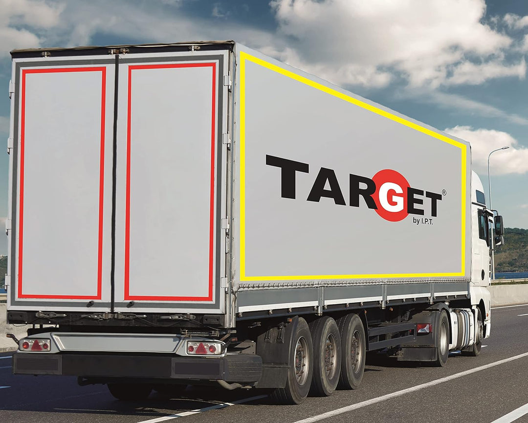 Reflektierendes Klebeband - Zugelassen - TARGET - Gelb 25 Meter x 50 Millimeter - Für LKW - Standard
